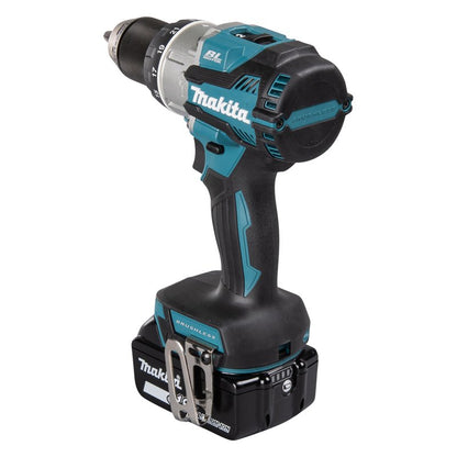 Taladro Atornillador-Percutor MAKITA a Batería y Accesorios
